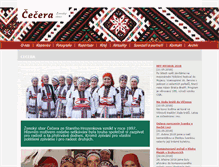 Tablet Screenshot of cecera.cz